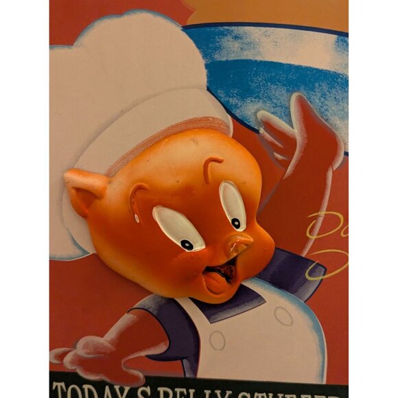 Porkys House Of BBQ Retro Wall Sign With 3D Pig Chef Design - Picture 2 of 4